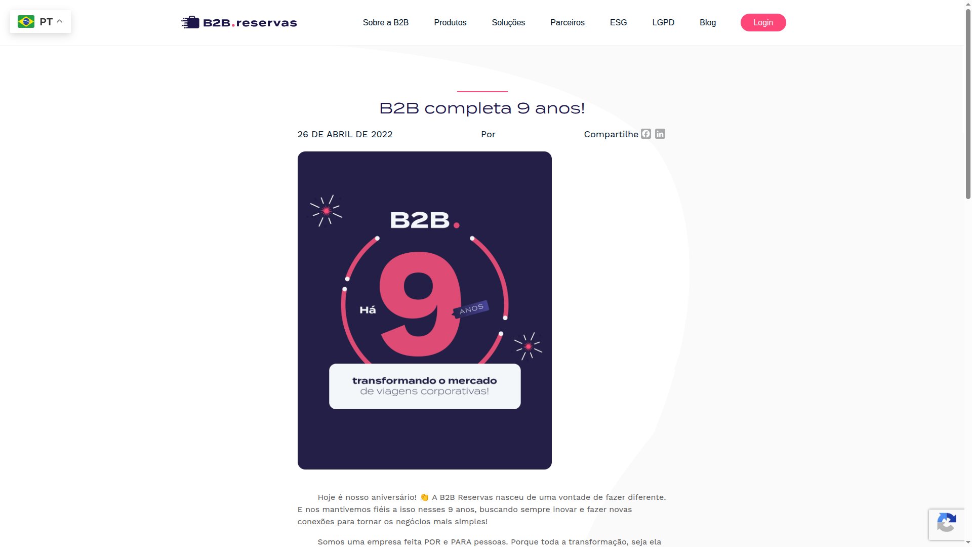www.b2breservas.com.br — b2b-completa-9-anos