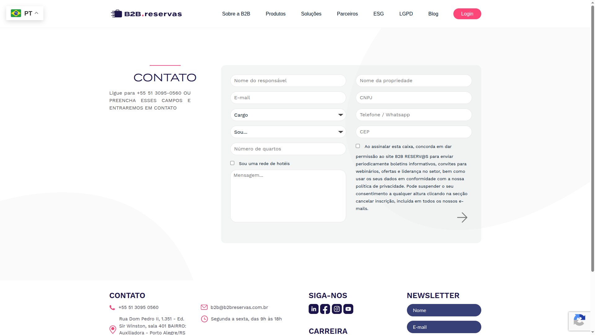 www.b2breservas.com.br — contato