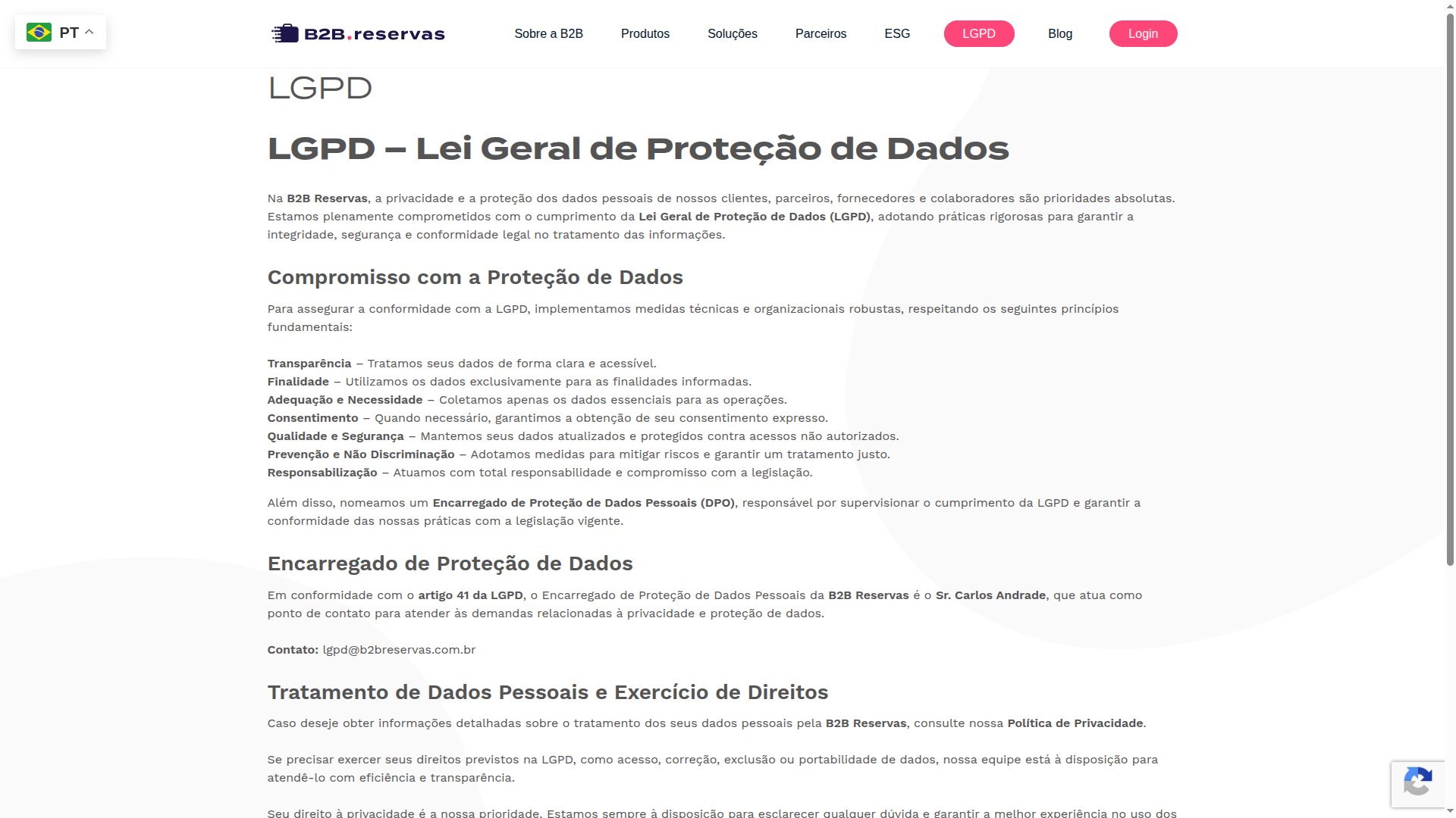 www.b2breservas.com.br — lgpd-b2b
