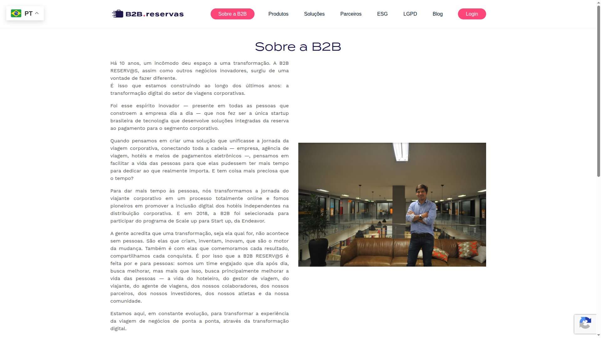 www.b2breservas.com.br — sobre