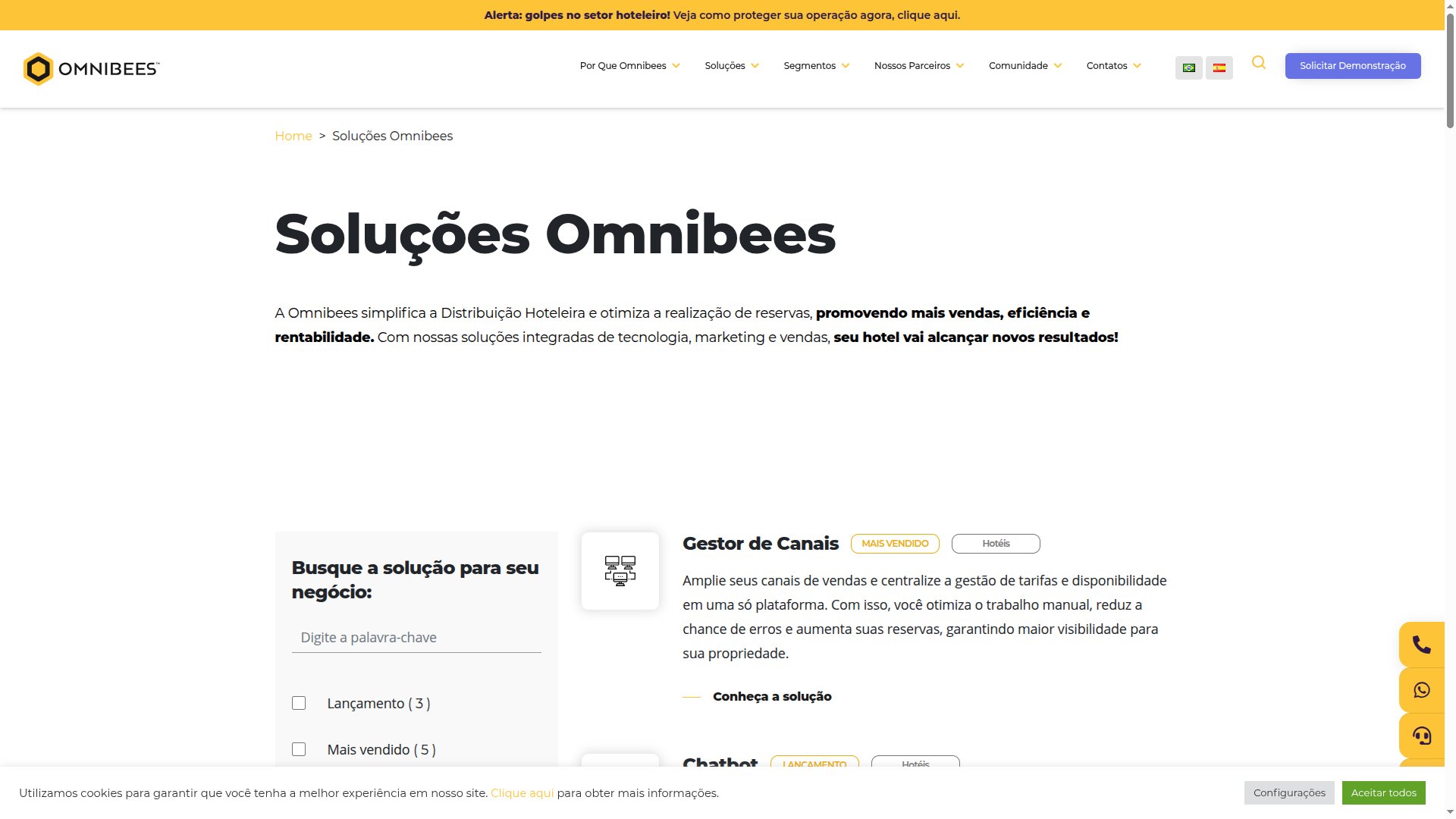 omnibees.com — solucoes